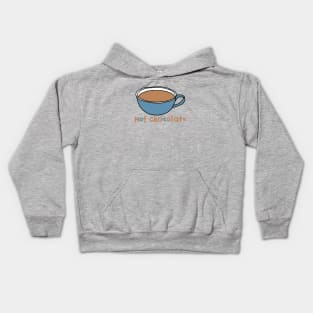 Hot Chocolate in a Cup Food Kids Hoodie